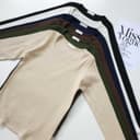 بلوز کبریتی یقه خشتی قواره دار ام جی