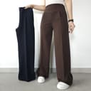 شلوار واید پارچه ای کمر هفتی کارلی 