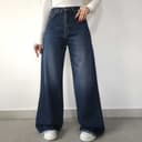 شلوار بگ جین آبی تیره رویال 59342