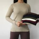 بلوز یقه گرد کبریتی بغل چاکدار